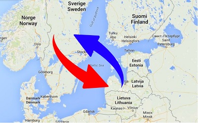 Transport from Sweden to Latvia and Latvia to Sweden. Shipping from Sweden to Latvia