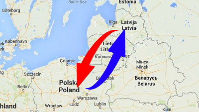 Transport from Poland to Latvia and Latvia to Poland. Shipping from Poland to Latvia