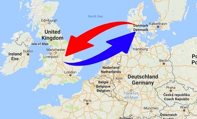 Transport UK to Denmark. Shipping from Denmark to UK.