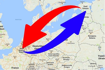 Transport From Belgium to Estonia. Shipping from Belgium to Estonia.