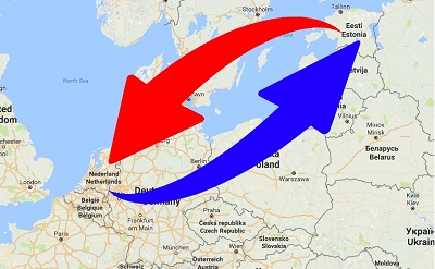 Transport From Netherlands (Holland) to Estonia. Shipping from Netherlands (Holland) to Estonia.