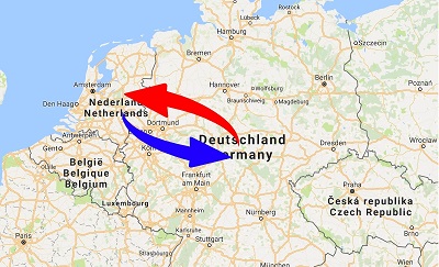 Transport Germany to Netherlands. Shipping from Netherlands to Germany.