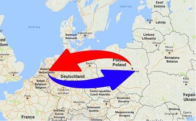 Transport Nederland naar Polen en van Polen naar Nederland.