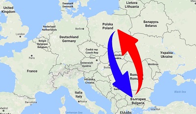 Transport Poland to Bulgaria. Shipping from Bulgaria to Poland.