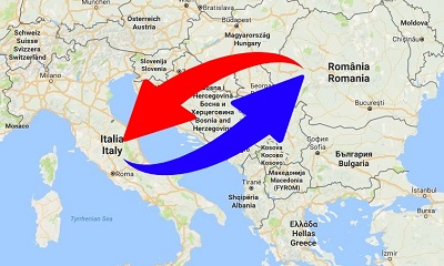 Transport Romania to Italy